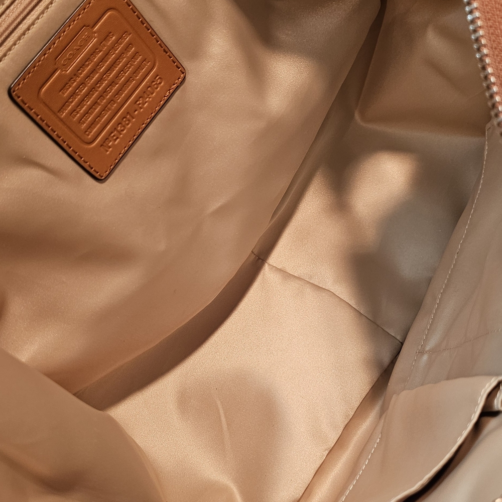 Coach Carrie Colorblock Leather Shoulder Bag - Picture 14 of 16